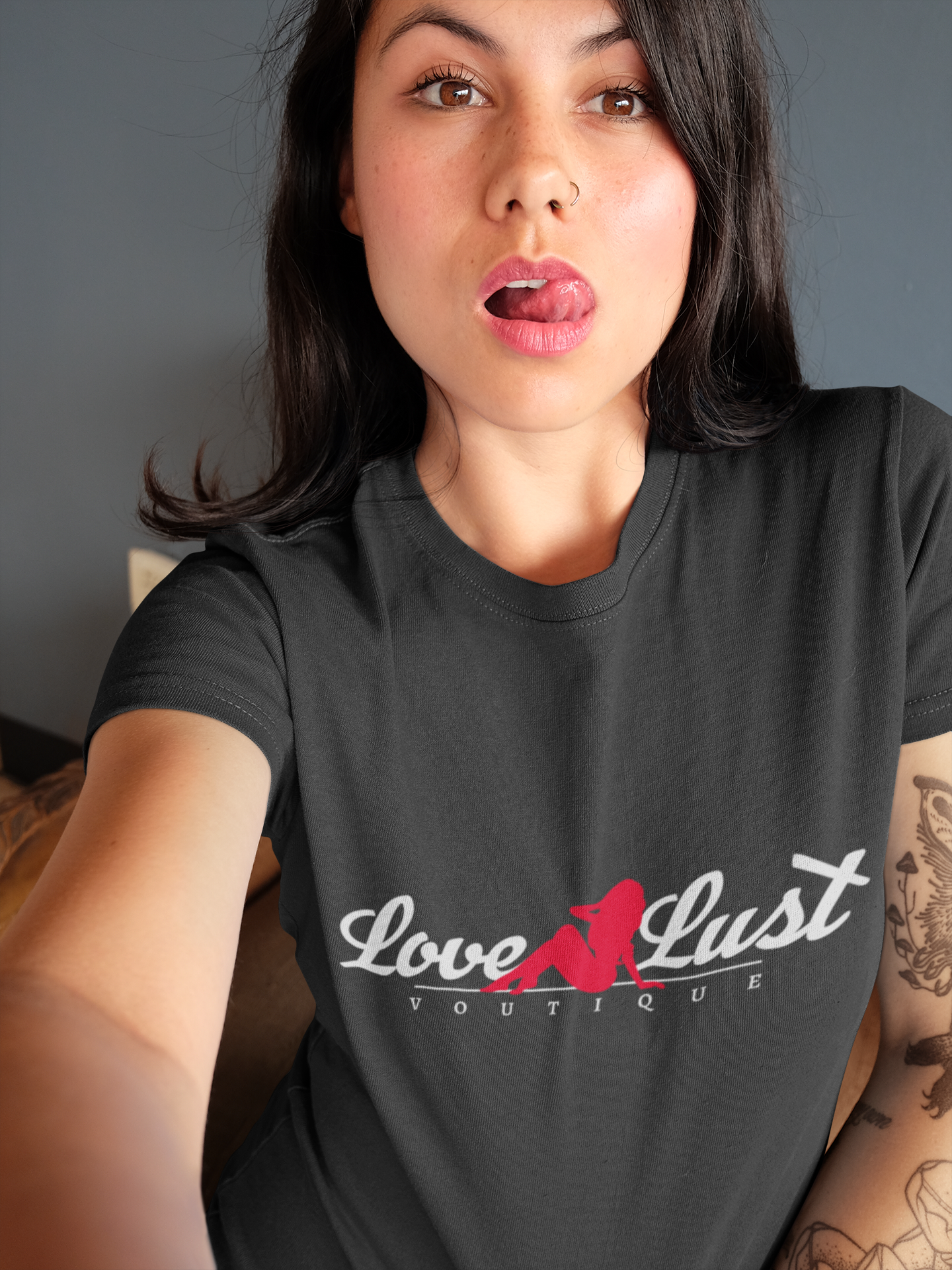 Love N Lust Voutique Logo Tee